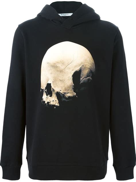 givenchy hoodie skull|Givenchy sweatshirt fleece.